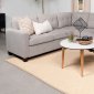 Georgina Sectional Sofa 551705 in Steel Beige Fabric by Coaster