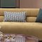 HF5509 Sofa in Mustard Fabric by J&M w/Optional Accent Chairs