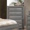 Brandt Bedroom CM7302GY in Gray w/Storage Footboard & Options