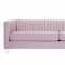 Aviator Sofa TOV-S178 in Blush Velvet Fabric by TOV Furniture