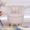 Lily Accent Chair 578 in Pink Velvet by Meridian