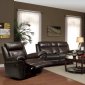 601041 Denisa Motion Sofa Brown Bonded Leather Match w/Options