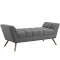 Response EEI-1788 Sofa in Gray Fabric by Modway w/Options