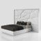 Majesty Bedroom in White by ESF w/Optional Kiu Casegoods