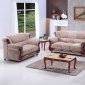 7981 Sofa & Loveseat in Beige Fabric by American Eagle w/Options