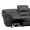 Hadden Recliner Sofa 9903GY in Gray by Homelegance