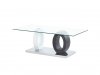 T1628C 3Pc Coffee & End Tables Set in Black & White by Global