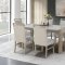 D1321DT Dining Room Set 5Pc Natural & Marble by Global w/Options