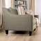 Fillmore Sofa SM8350 in Warm Gray Linen-Like Fabric w/Options