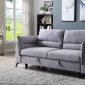 Helaine Sleeper Sofa 55560 in Gray Fabric by Acme