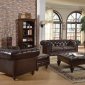 Shantoria Sofa 51315 in Dark Brown Bonded Leather by Acme