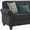 Gideon Sofa & Loveseat Set 506404 in Graphite Fabric by Coaster