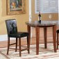 Faux Marble Top Modern 3 Pc Bar Table & Stools Set