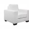 U801 Sofa & Loveseat Set in White PVC by Global w/Options