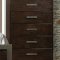 Charleen Bedroom 5Pc Set 26680 in Walnut by Acme w/Options