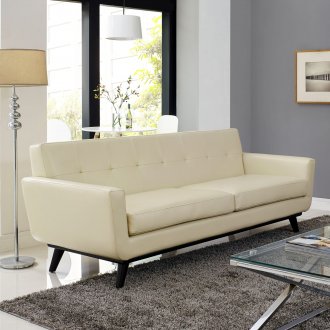 Engage EEI-1338 Sofa in Beige Bonded Leatherby Modway w/Options