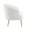 Trezona Accent Chair AC00125 in White Faux Sherpa by Acme