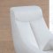 Lori Swivel Chair in White Leather by Whiteline Imports