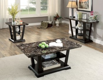 Clayton III CM4933 3Pc Set of 1 Coffee & 2 End Tables Set [FACT-CM4933-3PC-Clayton III]