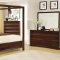 CM7117 Kozani Bedroom in Walnut w/Options & Canopy Bed