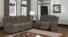 U8302 Motion Sofa in Raisin Fabric by Global w/Options