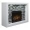 Crystal Mantel Electric Fireplace by Dimplex w/Logs