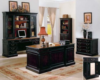 Dark Brown Finish Modern Office Collection [AMOD-N291-9112]