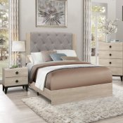 Whiting Bedroom Set 5Pc 1524 in Natural & Gray by Homelegance