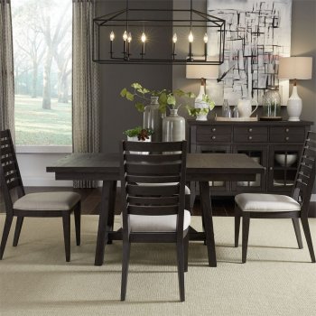 Atwood Creek 5Pc Dining Set 248-CD-TRS in Espresso by Liberty [LFDS-248-CD-TRS-Atwood Creek]