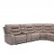 8014 Power Reclining Sectional Sofa in Canyon Gray by Lifestyle