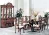 Brown Finish Classic 7 Piece Dining Room Set w/Options