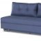 Flex Motion Sofa Bed in Blue Fabric w/Storage by Casamode