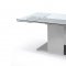 Slim Dining Table w/Glass Top by Whiteline Imports w/Options