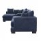 Elika Sectional Sofa 55205 in Blue Fabric by Acme