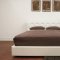 Chesterfield Platform Bed in Off-White Leather by Wholesale Inte