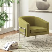 902531 Accent Chair in Green Linen-Like Fabric by Coaster