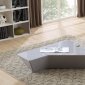 Eiffel Coffee Table in High Gloss Grey or White by J&M