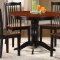 Andover 2458 Dining Set 5Pc in Black & Oak by Homelegance