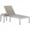 Shore Outdoor Patio Chaise & Side Table Set EEI-2475 by Modway