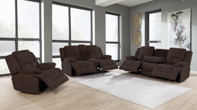 Waterbury Power Motion Sofa 602571P in Brown by Coaster