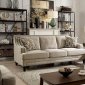 Everly Sofa CM6362 in Beige Linen-Like Fabric w/Options