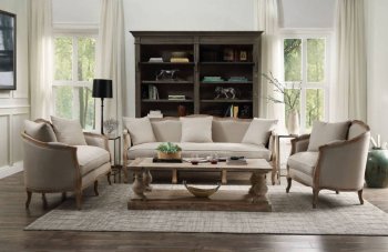 Ruby Sofa 55405 in Sand Linen by Acme w/Options [AMS-55405 Ruby]