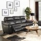 Renzo Power Recliner Sofa 9805DG in Dark Gray by Homelegance