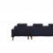 Summer Sectional Sofa in Dark Blue Fabric by ESF