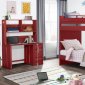 Cruise Bunk Bed in Red by Global w/Options