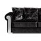 Electra 627 Sofa in Black Velvet Fabric w/Optional Items