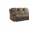 Shola Motion Sofa 9848BR-3 in Brown by Homelegance w/Options