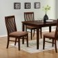 2435-48 Hale Dining Table by Homelegance in Walnut w/Options