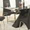 Ophelia 120811 Dining Table in Black by Coaster w/Options