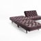 Oldschool Sofa Bed in Mauve w/Retro Legs by Innovation w/Options